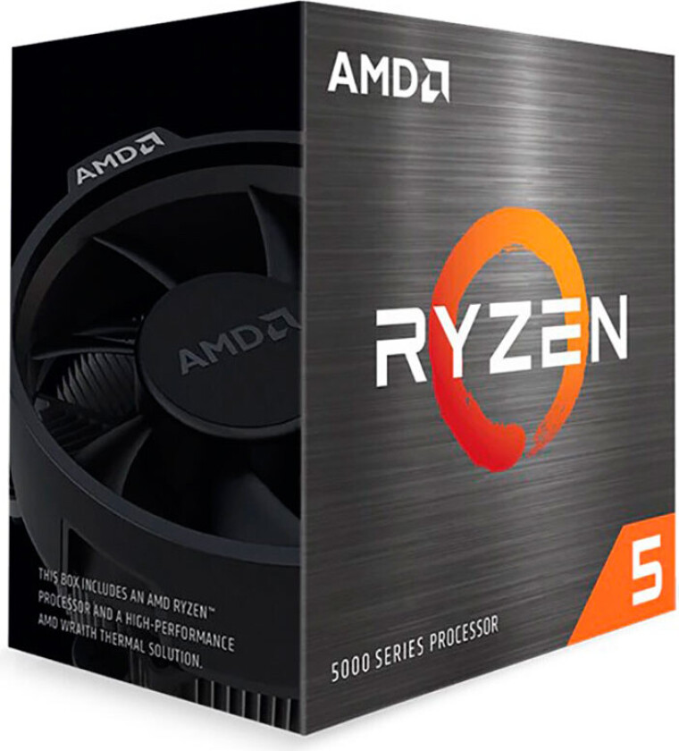 Ryzen 5 5600X skuff CPU - 3,7 GHz 6 kjerner - AM4