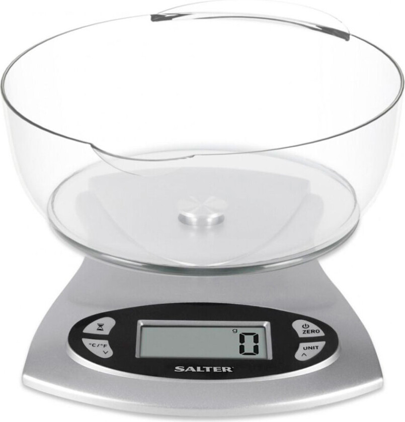Salter 1069 SVDR Kjøkkenvekt m/skål (5 kg)