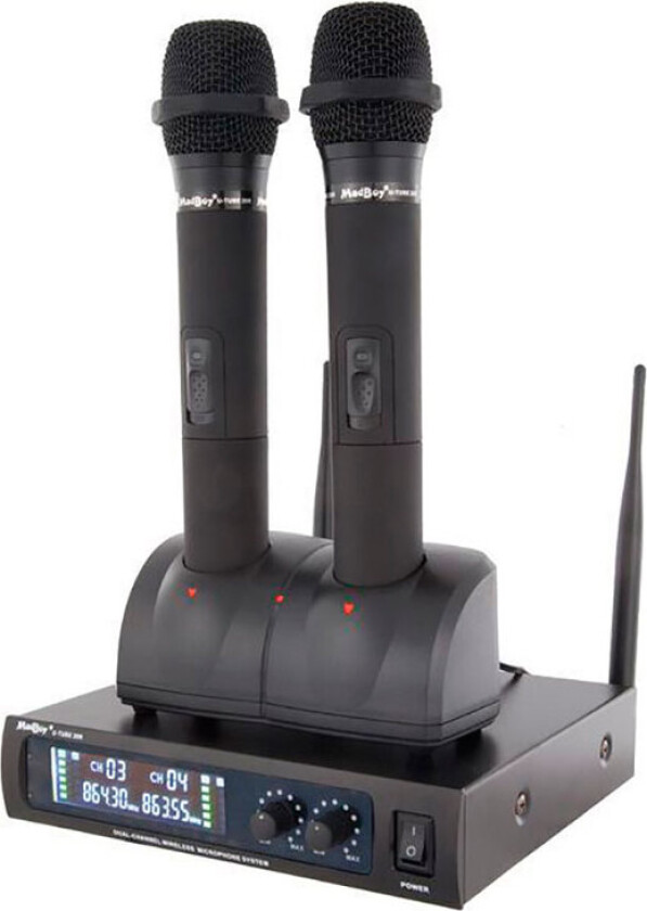 MadBoy U-Tube 20R trådløst mikrofonpar (batteri)