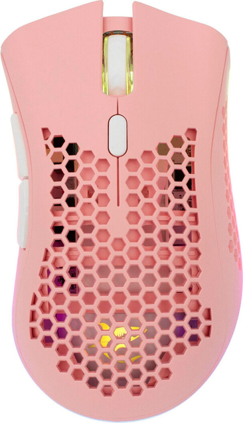 White Shark WGM-5012 Lionel trådløs spillmus (12 000 DPI) Rosa