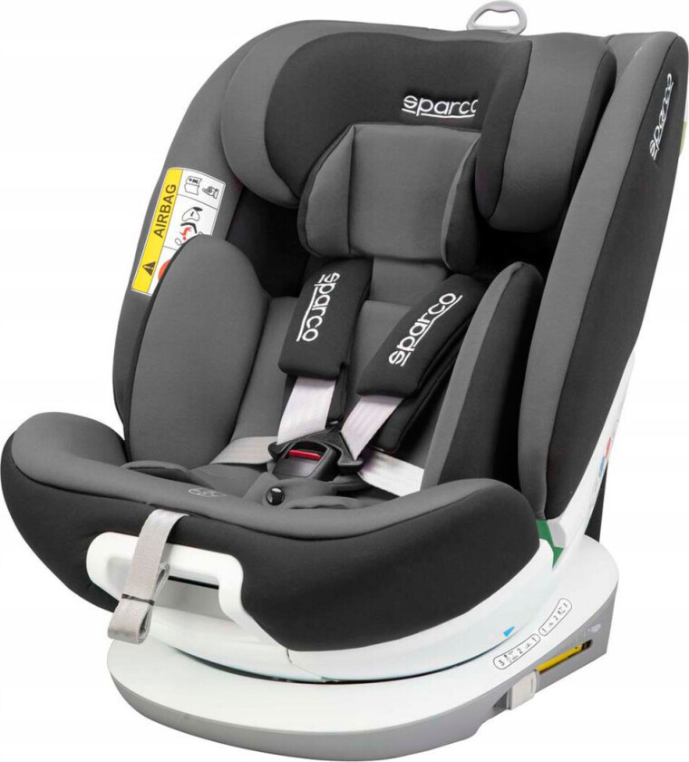 Sparco SK3000I_GR Bilstol m/Isofix (40-150cm) 0-1 år - Grå