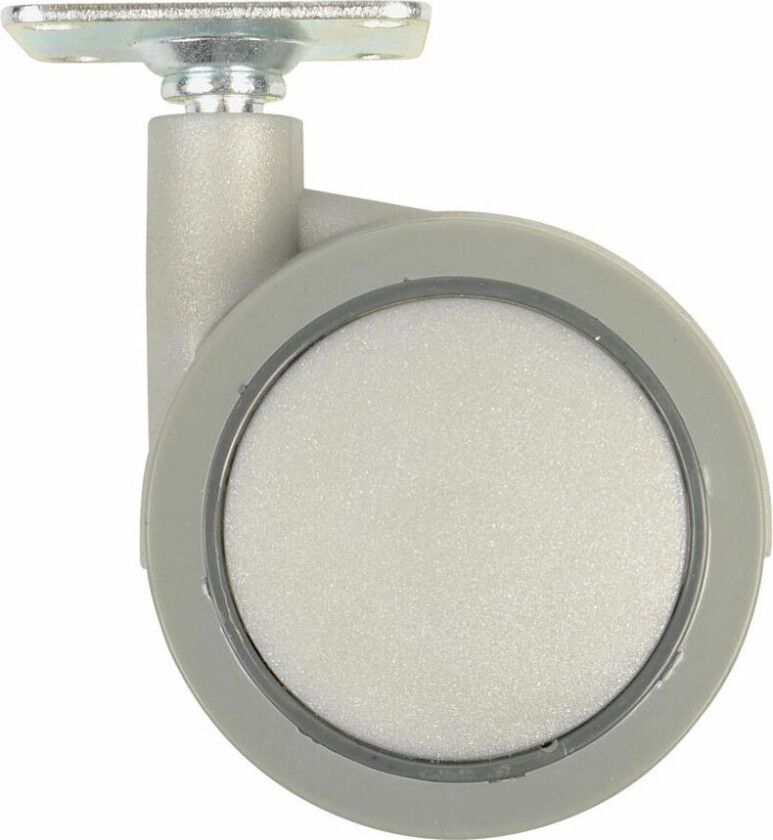 Svingbare doble møbelhjul (50 mm) Gummi