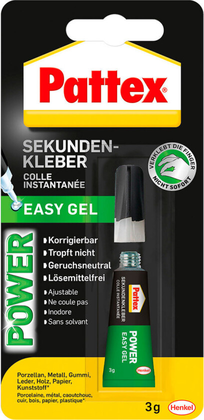Bilde av Pattex Power Easy Gel Second Glue (3g)