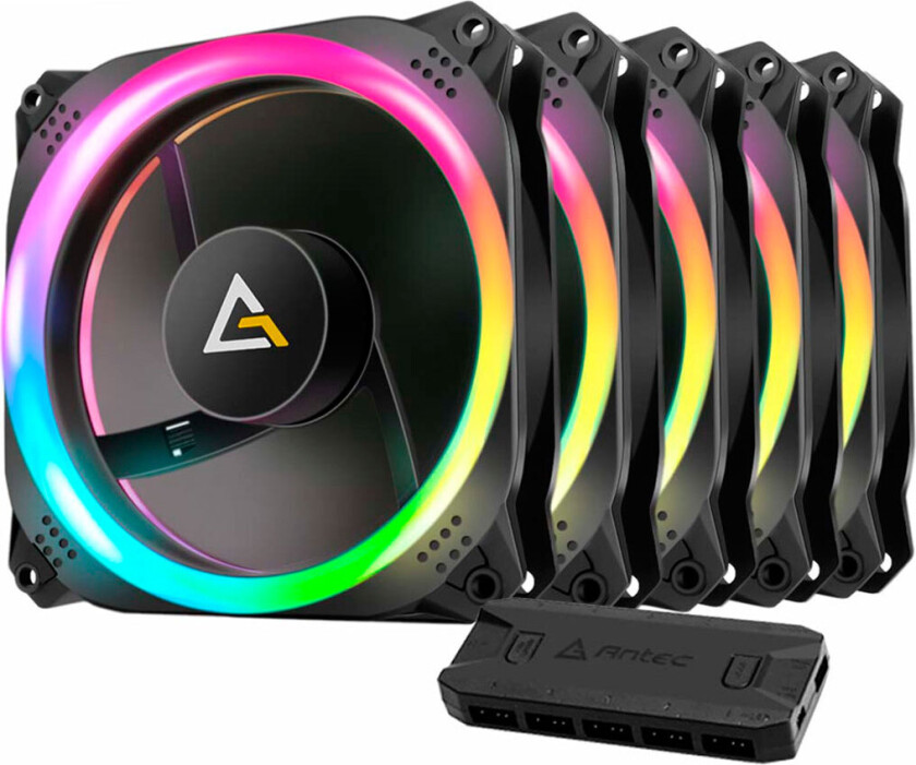 Antec PRIZM 120 ARGB PC-vifte (2000RPM) 120mm - 5pk