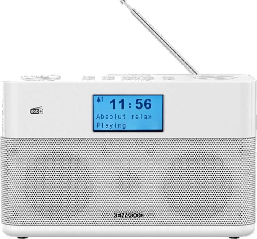 Kenwood CR-ST50DAB DAB+ radio (m/Bluetooth) Hvit
