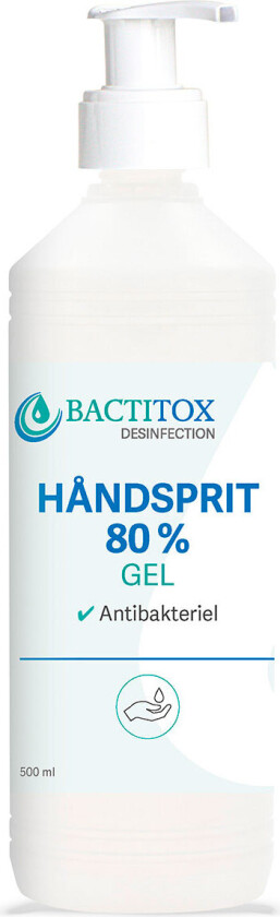 Bactitox Hånddesinfeksjon 80 % (500 ml)