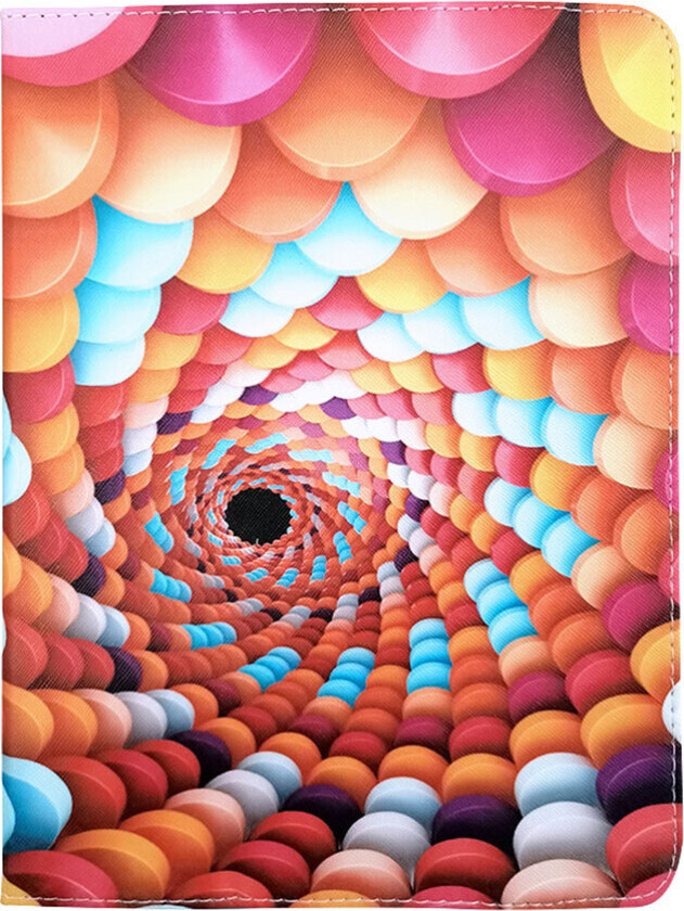 GreenGo Universal nettbrettdeksel (9-10tm) Candy Spiral