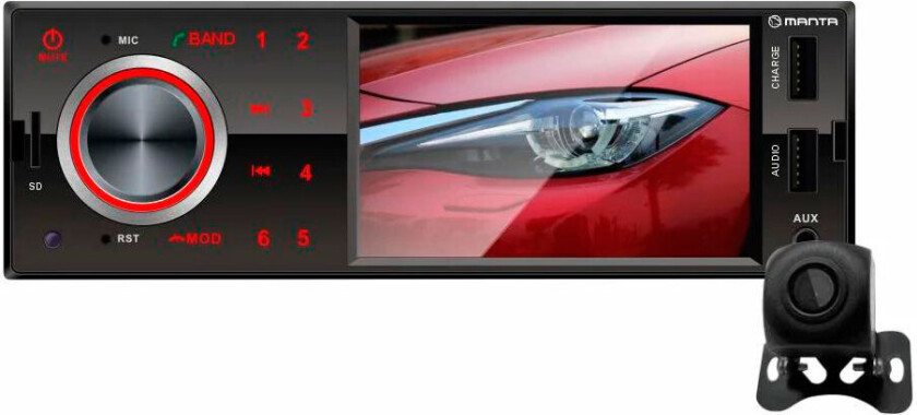 Manta RS5502 Toronto II bilradio (FM/USB/MicroSD/Bluetooth)