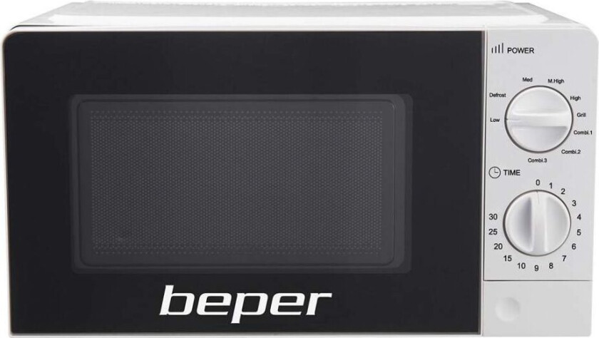 Beper P101FOR001 Mikrobølgeovn m/grill (700W) Hvit