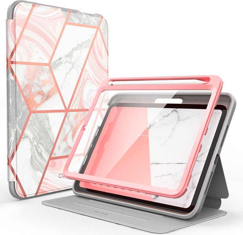 Cosmo iPad Mini 6 2021-deksel (foran/bak) marmor