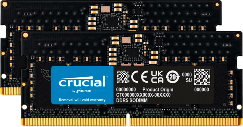 CL46 SODIMM 24GB - 5600 MHz - RAM DDR5-sett (2x12GB)