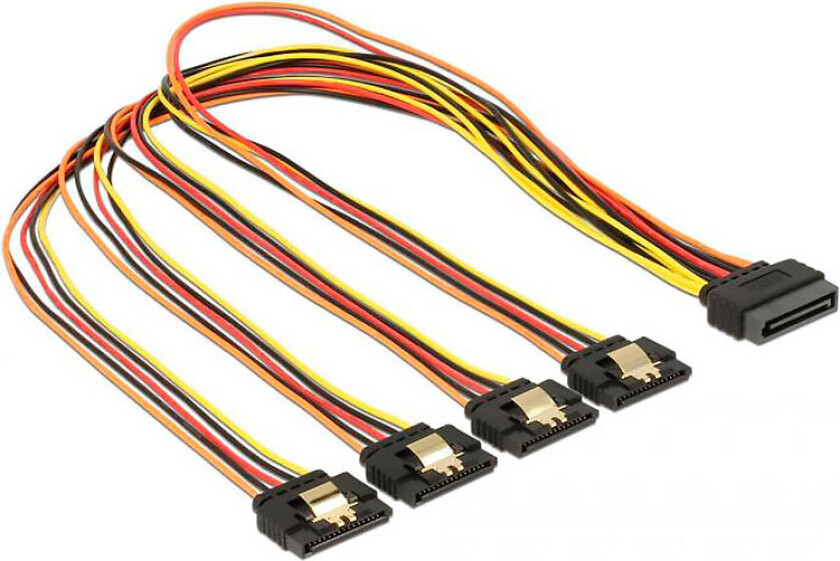Bilde av DeLock SATA 15 pins til SATA 15 pins - 50 cm
