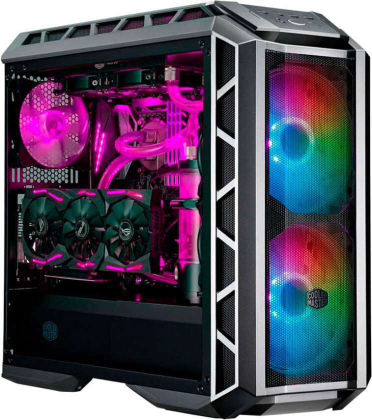 MasterCase H500P Gamer PC-skap m/RGB (ATX/mini-ITX) Svart