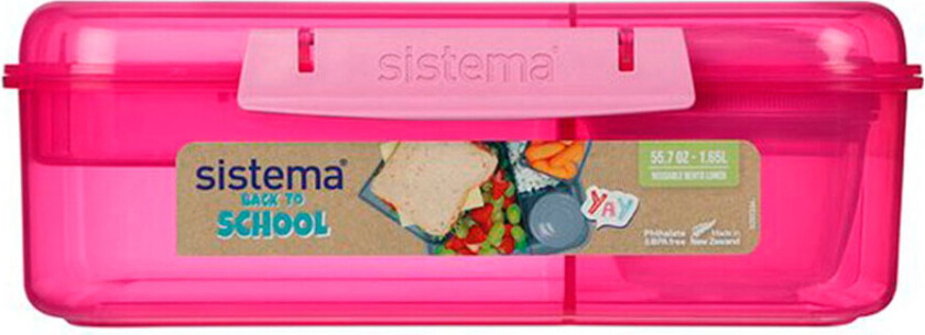 Sistema Bento Matboks Matboks m/Kopp (1,65 Liter) Rosa