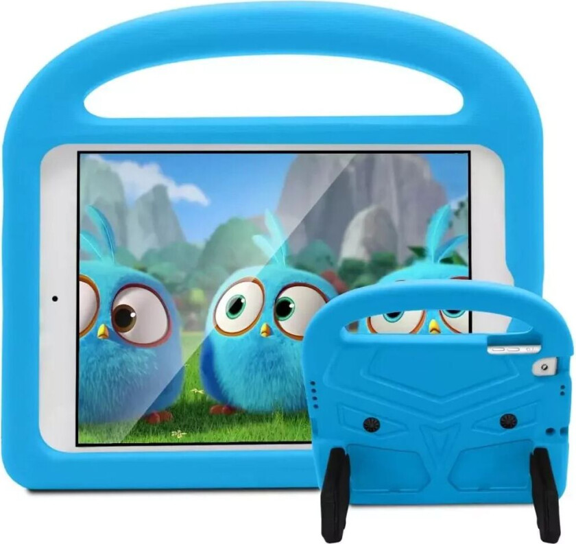 iPad Barn Deksel med Stativfunksjon - Blue Bird