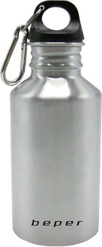 Beper C102 Termosflaske m/karabinkrok (500ml) SÃ¸lv