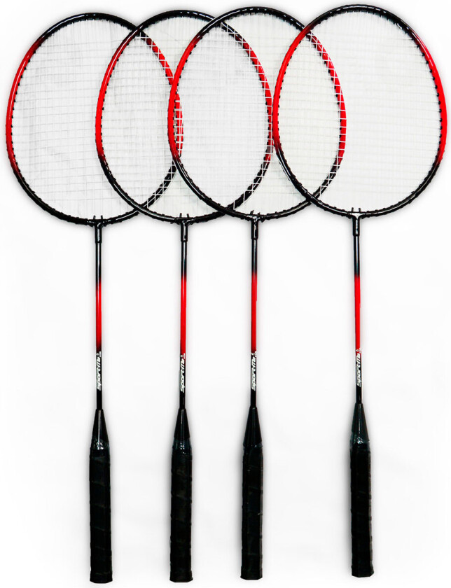 Bilde av SportMe badmintonsett m/2x fjerballer (4pk)