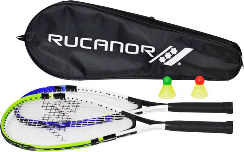 Rucanor høyhastighets badmintonsett m/veske (23tm)