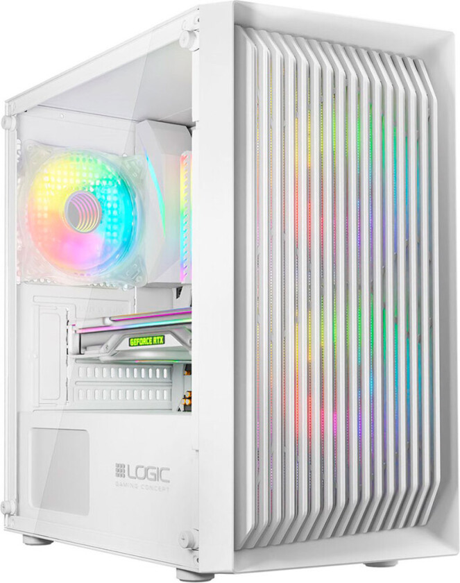 Logic ATOS ARGB Mini PC-skap (Micro-ATX/Mini-ITX)