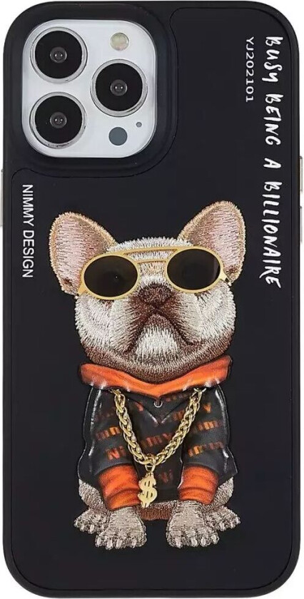 iPhone 13 Pro Hybriddeksel i Plast med Motiv - Street Hund