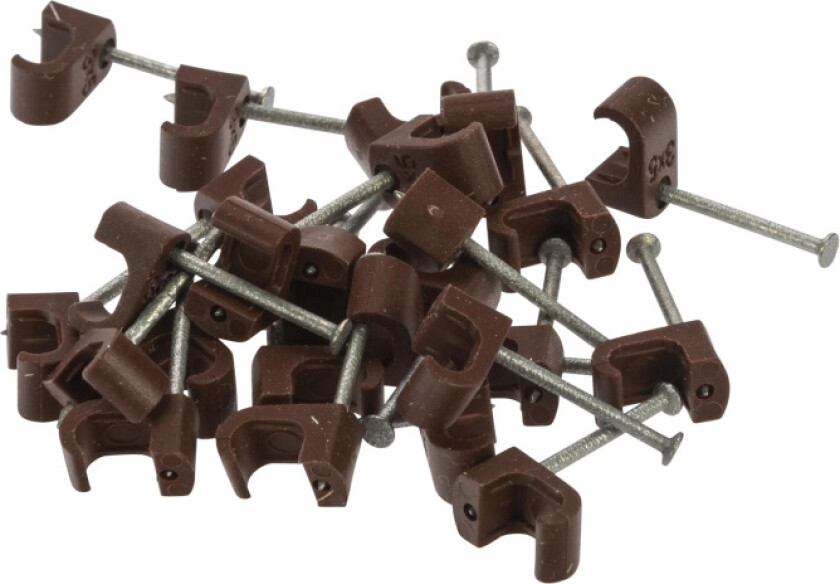 Bilde av Nordic Quality Strømkabelklips - 3x5mm (25pk)