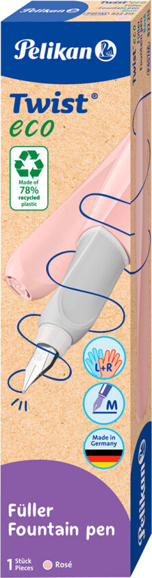 Pelikan Twist Eco Fyllepenn (M) Rose
