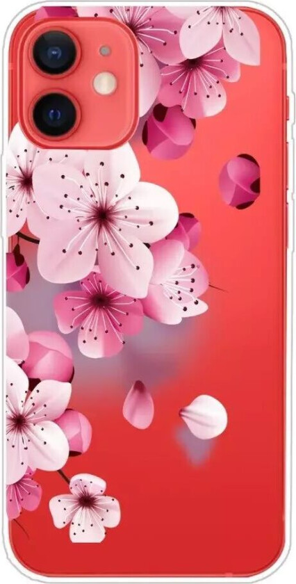 iPhone 13 Fleksibel Plast Deksel - Ferskenblomst