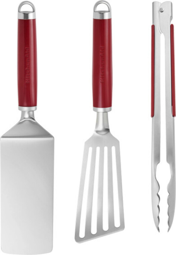 Grillsett 3 deler, empire red