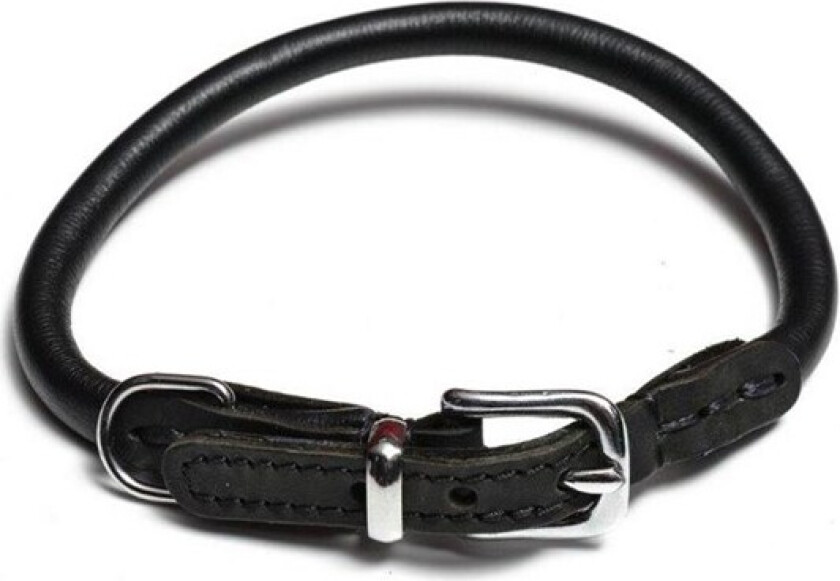 PARIS Halsbånd Sort 10 mm. / 65 cm.
