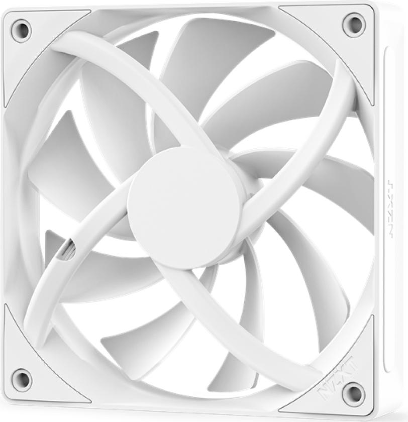 F120Q V2 Quiet Airflow - Kabinettvifte - 120mm - Hvit - 25 dBA