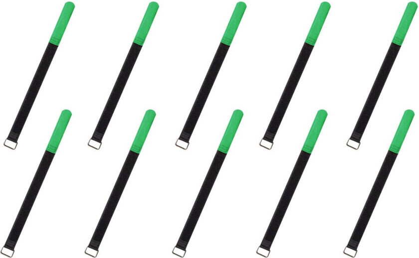 RockBoard Cable Ties, 10 pcs. Medium - Green
