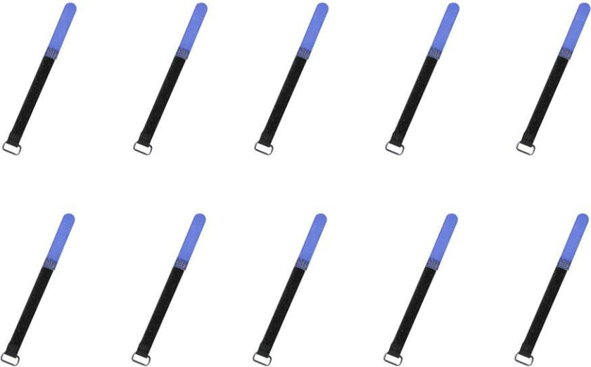 RockBoard Cable Ties, 10 pcs. Extra Small - Blue