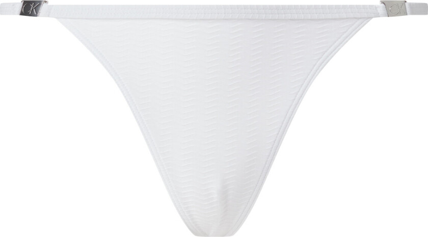 Calvin Klein Tai Bikini Truse, Farge: Hvit, Størrelse: L, Kvinner