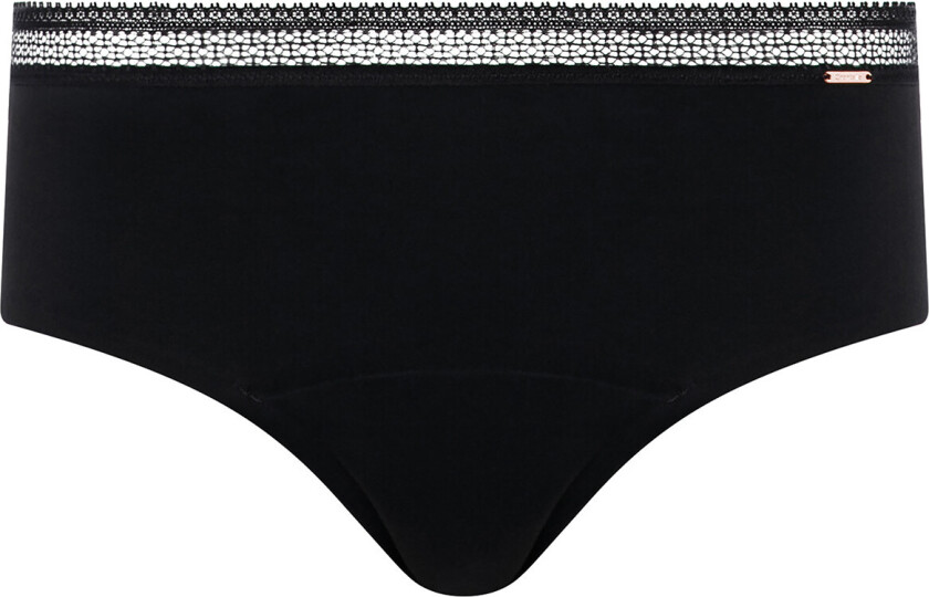 Lace Cycle Hipster Mensentruse, Farge: Svart, Størrelse: 3/4, Kvinner