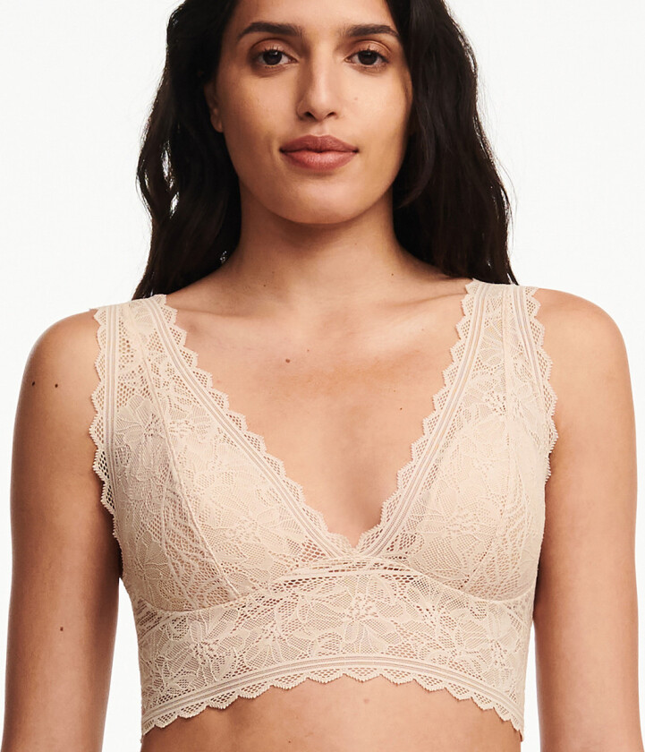 Easyfeel Floral Touch BH Uten Spiler, Farge: Gulle, Størrelse: M, Kvinner