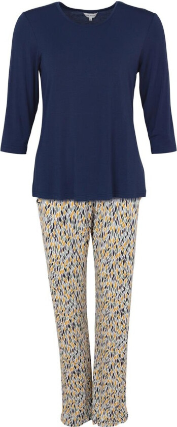 Bamboo Pyjamas, Farge: Blå, Størrelse: S, Kvinner