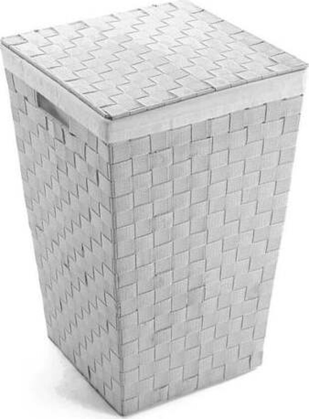 Skittentøyskurv Tekstil (33 x 52 x 33 cm), Grå