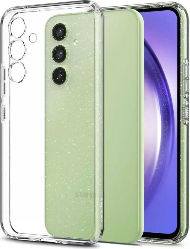 Samsung Galaxy A54 (5G) Liquid Crystal Glitter Deksel - Gjennomsiktig
