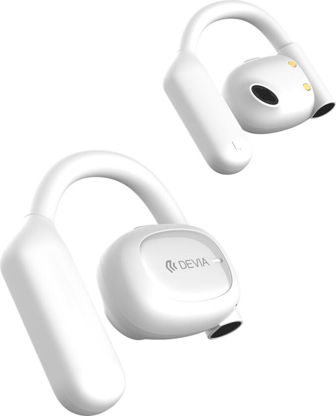 Devia OWS Star E2 Bluetooth Over-Ear ørepropper (12 timer) Hvite