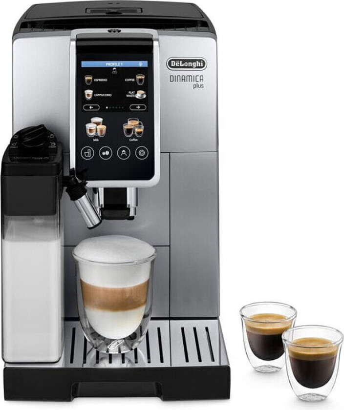 ECAM 380.85.SB 85 Dinamica Plus automatisk espressomaskin 1450W (1,8 liter/15 bar)