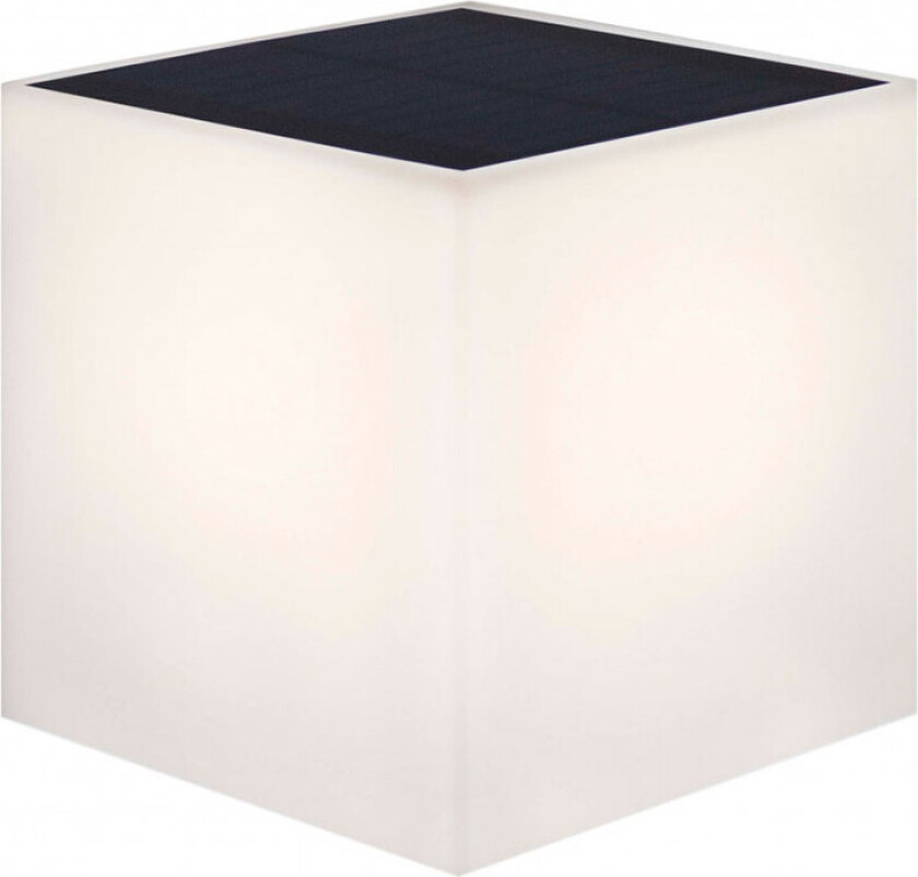 Ny Garden Wally Vegglampe m/solcelle - 500lm/4000K (12x12x12cm)