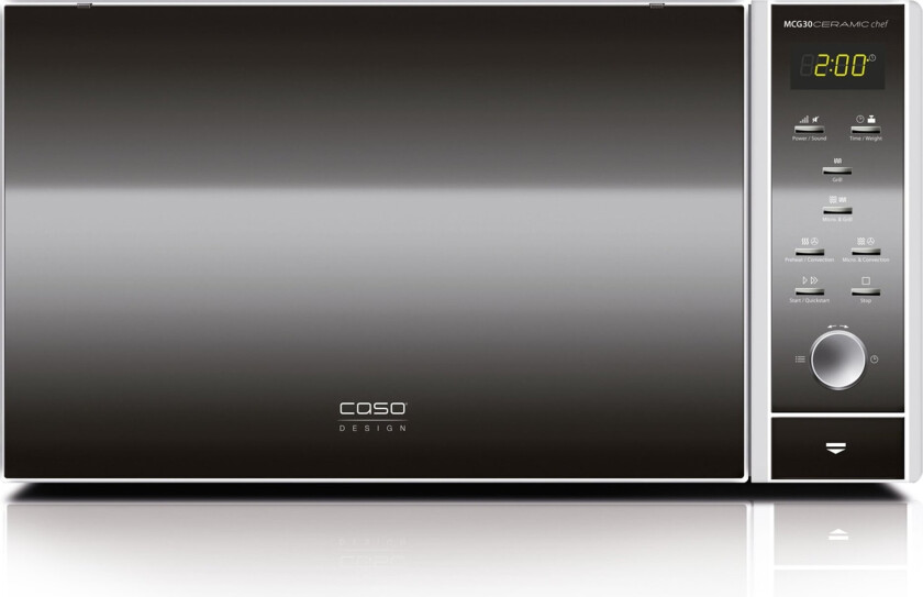 MCG Ceramic Chef mikrobølgeovn, svart