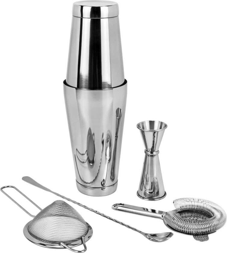 Boston Shaker barsett, 6 deler