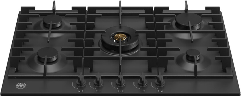 Modern P755CMODNE gasskoketopp 75 cm, matt svart