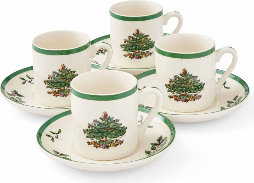 Bilde av Christmas Tree espressokopp, 4 stk