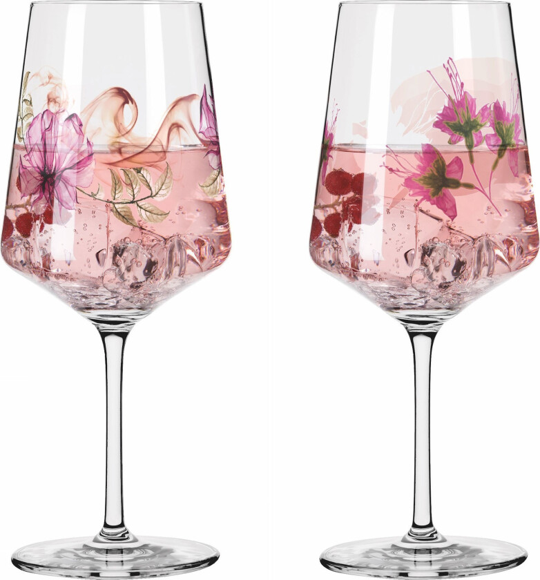 Sommersonett vinglass, 2 stk, #7&8