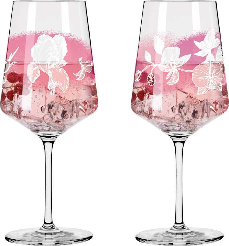 Sommersonett vinglass, 2 stk, #5&6