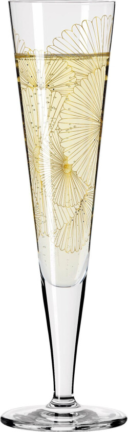 Goldnacht champagneglass, NO:10