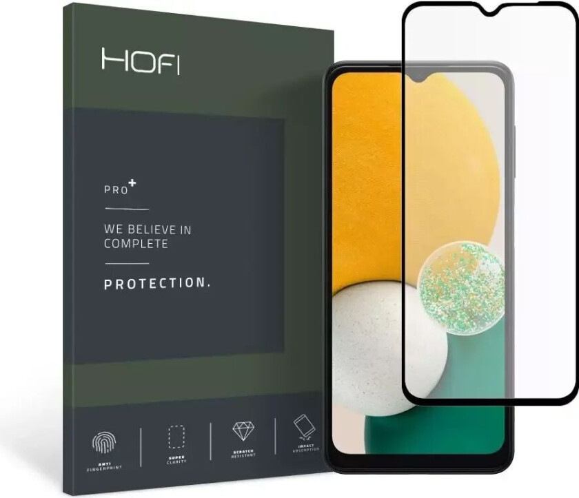 Samsung Galaxy A04s / A13 (5G) Hofi Glass Pro+ Skjermbeskytter - Case Friendly - Svart Kant