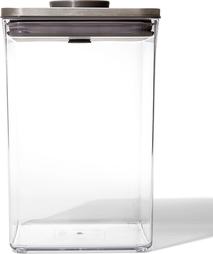 POP Firkantet Steel Beholder, 4,2 liter